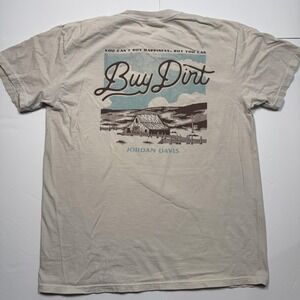Jordan Davis Buy Dirt Shirt Mens Large Beige Comfort Colors Graphic Tee Country